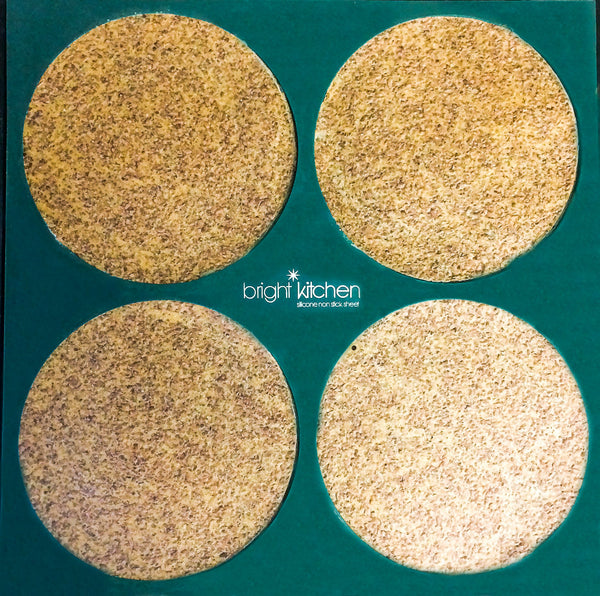Set of 3 - 14" x 14" Silicone Sheets for Excalibur Dehydrator Bright Kitchen Re-Usable Non-Stick Mat