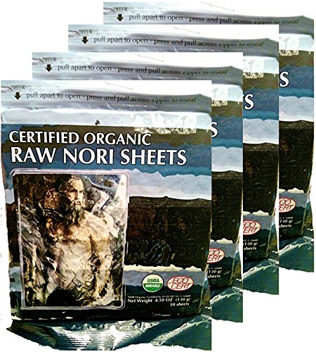 Raw Organic Nori Seaweed Sheets 200 pack