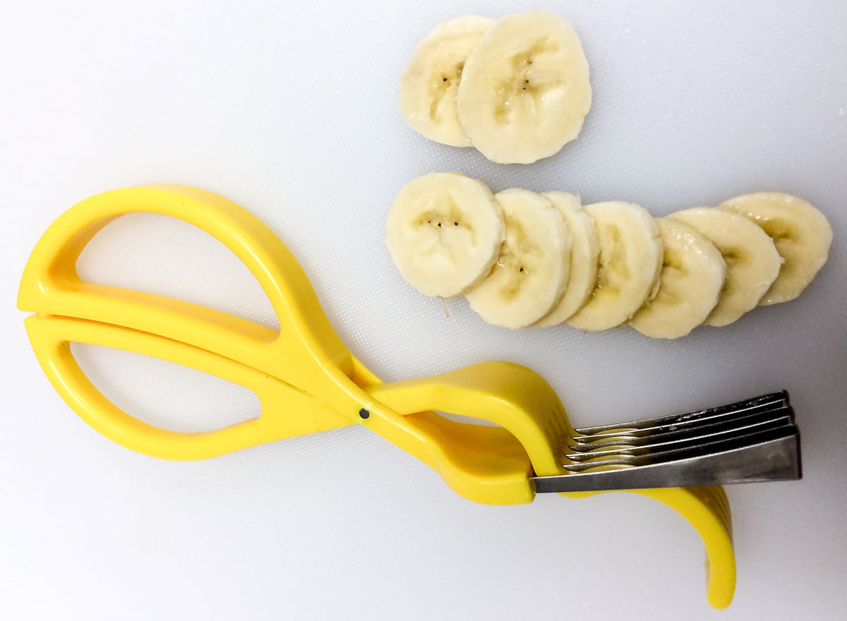 3D Printed Banana Slicer ~ Perfectly Sliced Bananas ~ Great for Kids Snacks  ~ Freeze Dryer Prep ~ Kitchen Gadget ~ Fruit Salad ~ Dessert