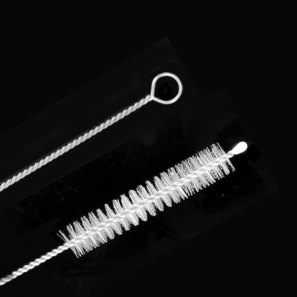 2 Qty Drink Straw Cleaning Brush - Bristle Cleaner for Stainless Steel Drinking Straws