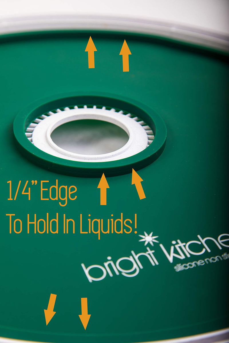 2 Fruit Leather Silicone Dehydrator Sheets with EDGES NONToxic Compat