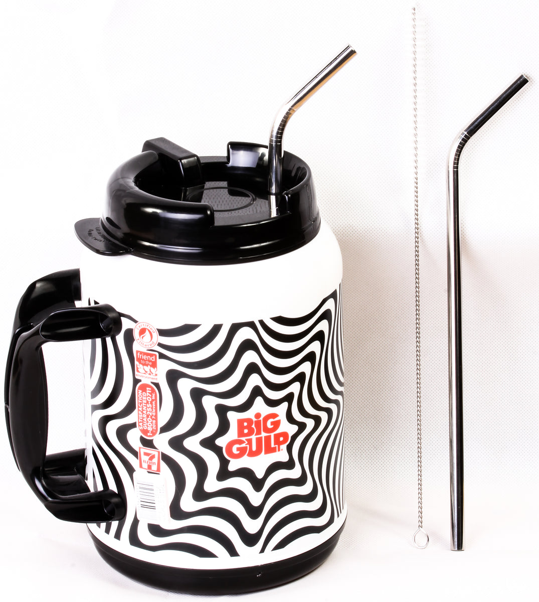 Big Gulp 64 oz & Jumbo Gulp 100 oz Stainless CocoStraws –