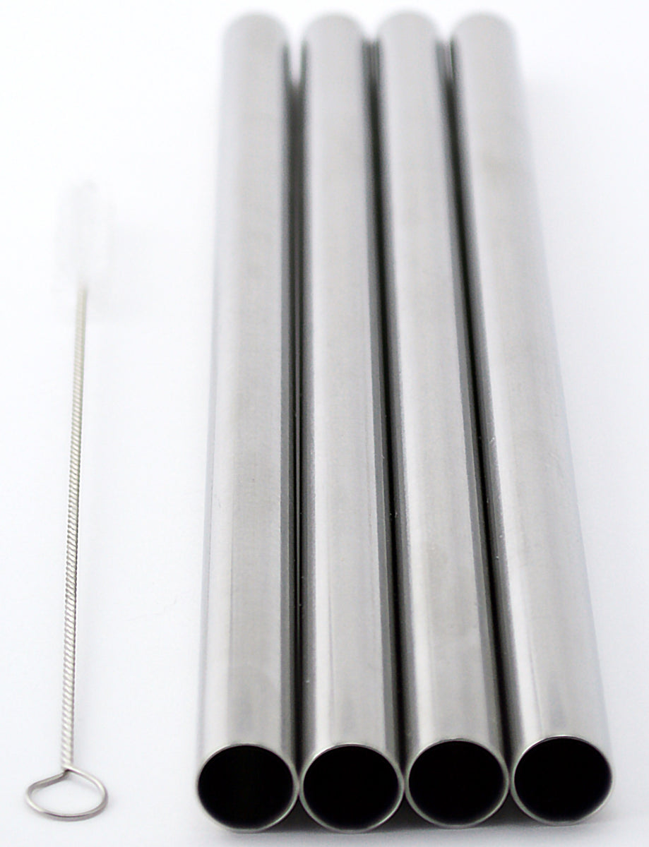 Extra Wide Thick Stainless Steel Drinking Straw Mocktail Reusable Bubble  Tea
