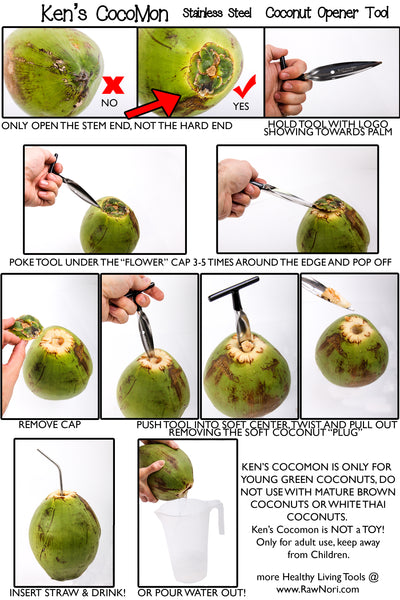 Ken's CocoMon Coconut Opener Tool