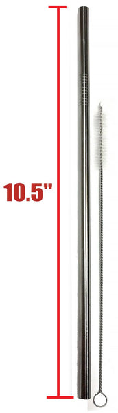 Venti Replacement Straw + Cleaning Brush For To-Go Cup - Stainless Steel + Cleaner VENTI Frappuccino Blended Cold Tumbler Reusable