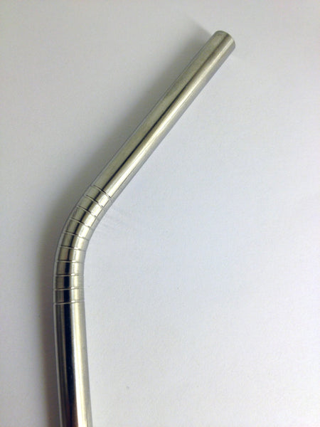 Reusable Straw - Stainless Steel Drinking - 1 metal straw + Cleaner - Eco Friendly, SAFE, NON-TOXIC non-plastic