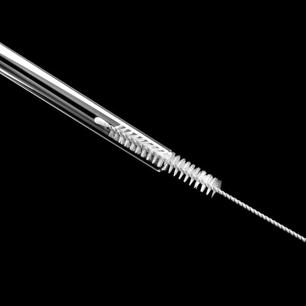 2 Qty Drink Straw Cleaning Brush - Bristle Cleaner for Stainless Steel Drinking Straws