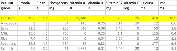 Raw Organic Nori Seaweed Powder 2.2 lbs (1KG)