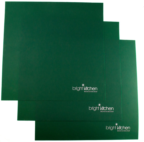 Set of 3 - 14" x 14" Silicone Sheets for Excalibur Dehydrator Bright Kitchen Re-Usable Non-Stick Mat