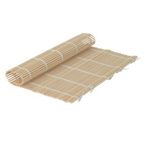 Sushi Roll Bamboo Mat Roller Makisu Sustainable Wood Reusable Sheet Washable