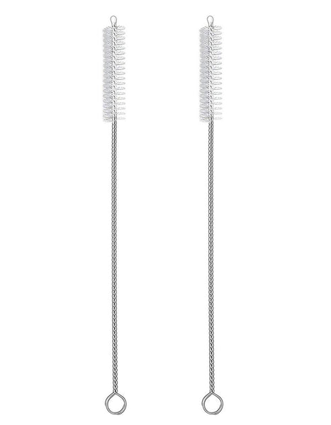 2 Qty Drink Straw Cleaning Brush - Bristle Cleaner for Stainless Steel Drinking Straws