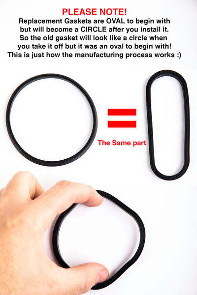 Replacement Rubber Gasket Seal Ring 30 oz Tumbler Vacuum Stainless Steel Cup Flex Spare Yeti Ozark Trail Rocky Mountain Mossy Top Lid CocoStraw Brand