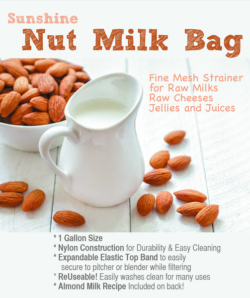 Nut Milk, Juicing and Sprout Bag - Amazing Nutmilk Bag