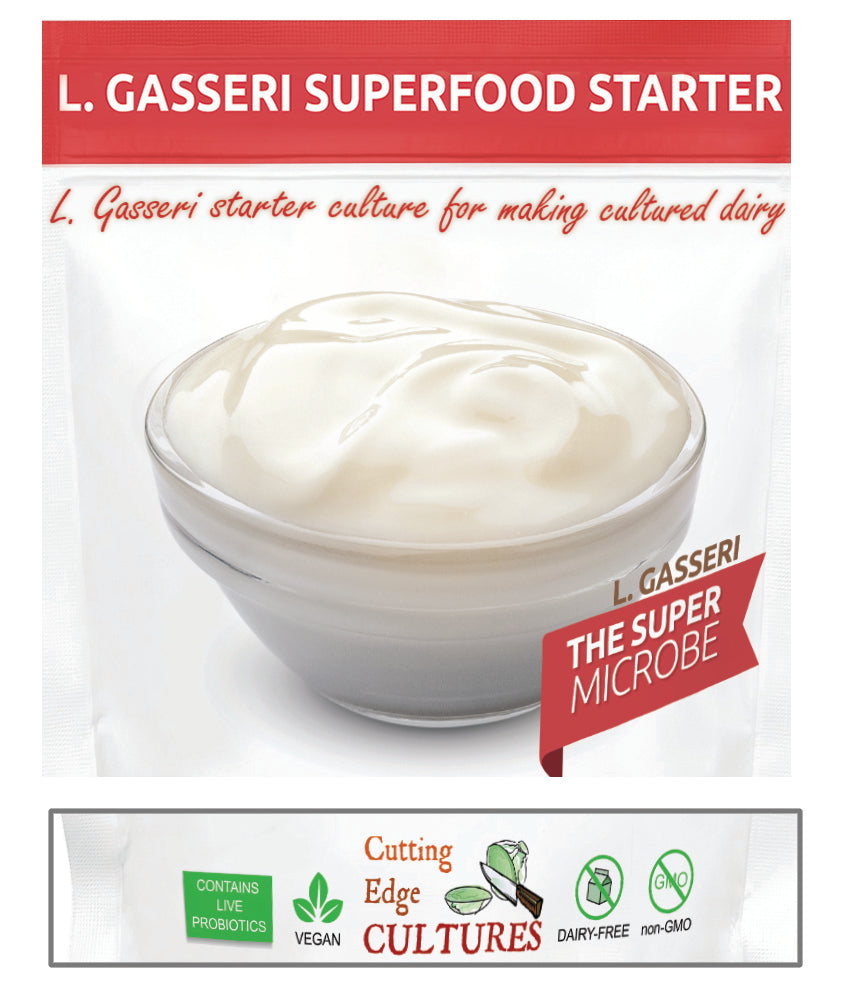 L. Gasseri SuperFood Starter 1 POUCH Culture ProBiotic Cultured Dairy Low And Slow Yogurt Lactobacillus By Cutting Edge Cultures