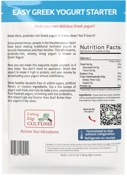 Easy Greek Yogurt Starter Cutting Edge Cultures