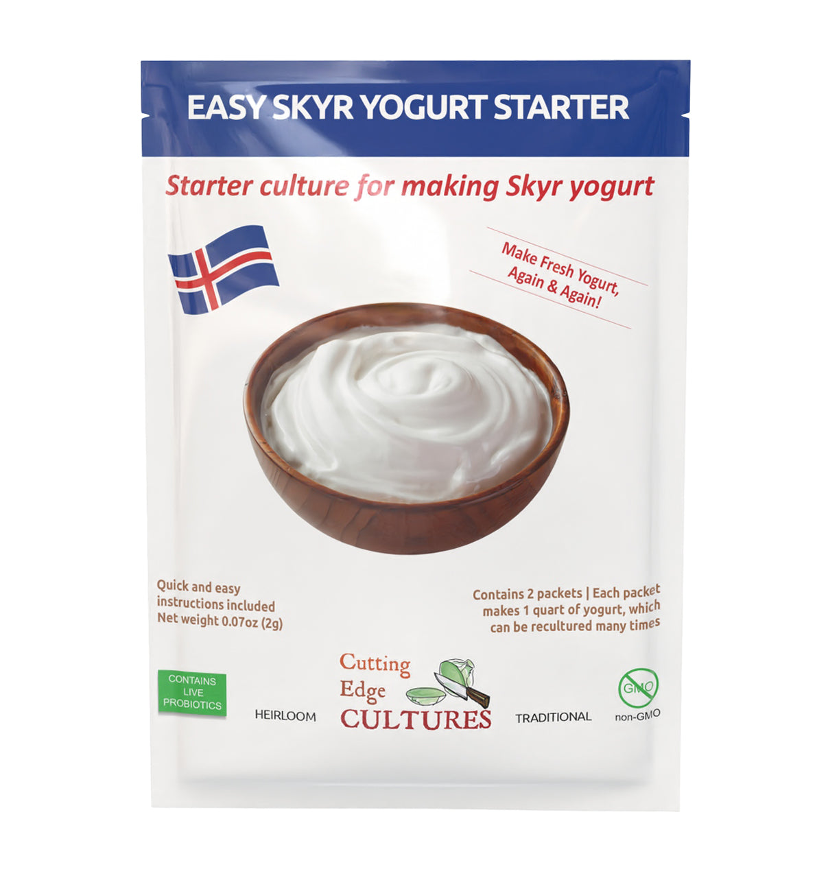 Easy Skyr Yogurt Starter Cutting Edge Cultures