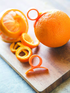 2pcs Orange Peeler Ring Peeling Stainless Steel Fruit Citrus Grapefruit  Peeler Orange Opener For Home Kitchen