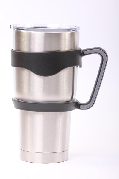 4 Bend Stainless Steel Straws Extra LONG fits 30 oz & 20 oz Yeti Tumbler Rambler Cups - CocoStraw Brand Drinking Straw (1 Handle 30oz)