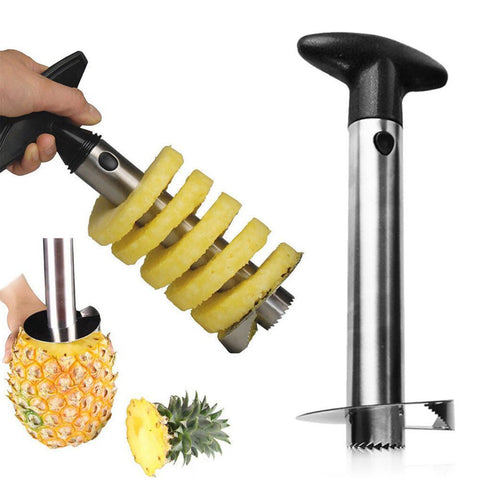 Pineapple Slicers Corer Tool Stainless Steel Remove Center Core Peel Cut