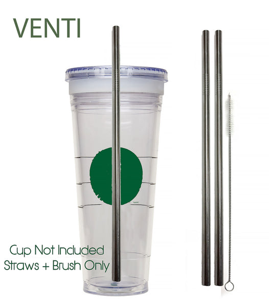 Travel Cup Stainless Steel Drinking Straws - Starbucks Style