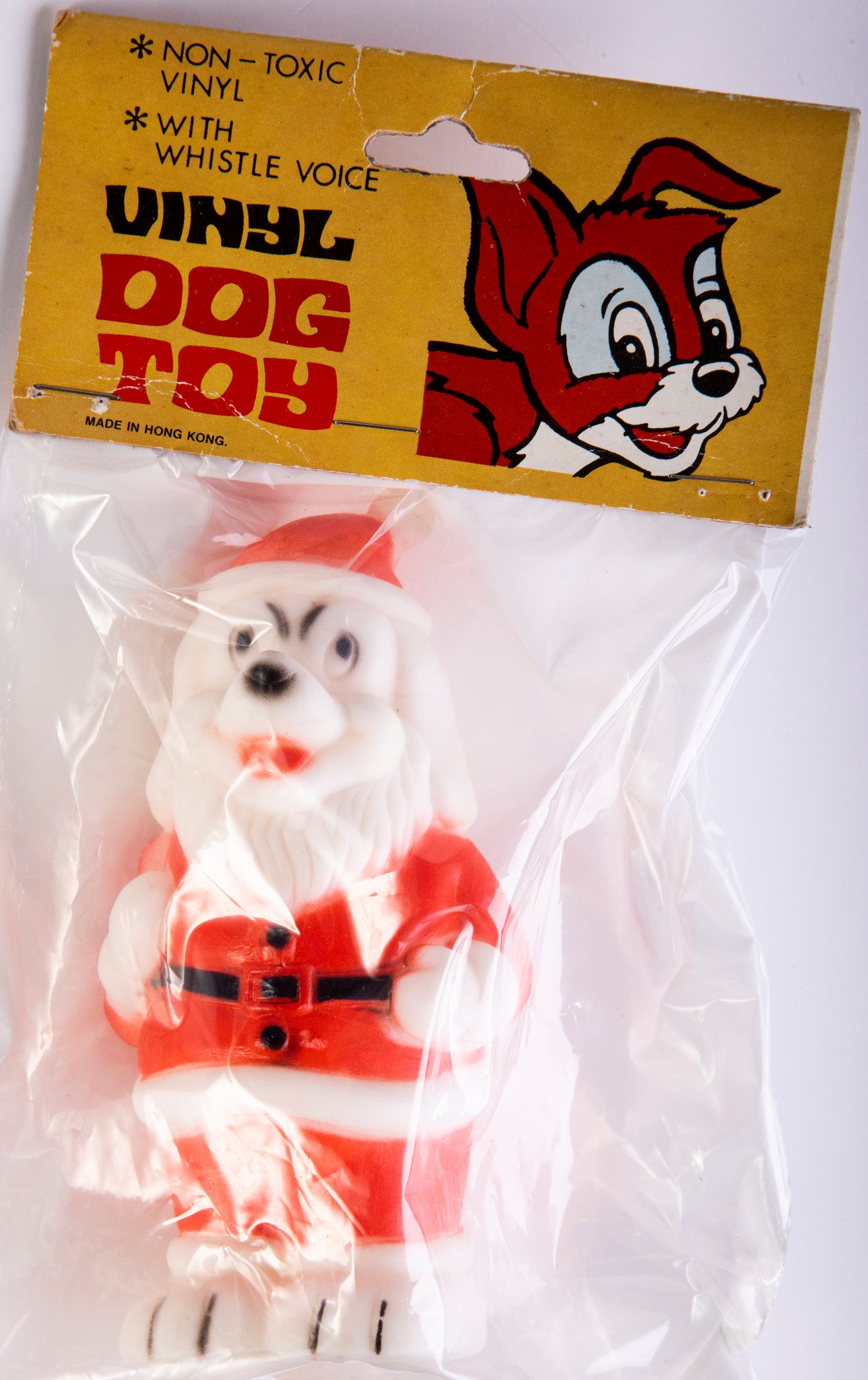 Snoopy Candy Cane Dog Toy Peanuts Christmas Vintage Collectable Squeak Pet Xmas Geisler 48143 ConAgra