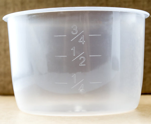 2 Pack Rice Measuring Cup Clear Bright Kitchen Brand Cooker Replacement Cup