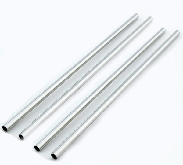 4 Stainless Steel Drinking Straws fits Yeti Tumbler Rambler Cups - CocoStraw Brand - for 20 oz
