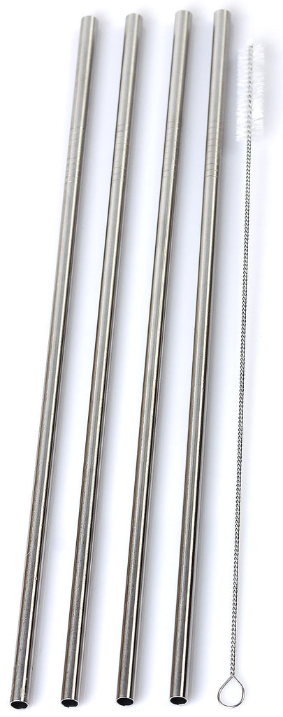 4 Bend Stainless Steel Straws Extra LONG fits 30 oz & 20 oz Yeti Tumbler  Rambler Cups - CocoStraw Brand Drinking Straw (4 Bend Straws)