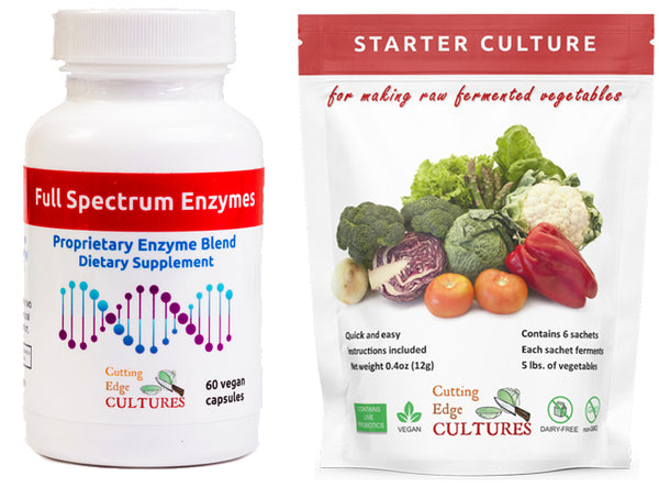 Cutting Edge Cultures Vegetable Starter Culture, 6 Pouches, 12g