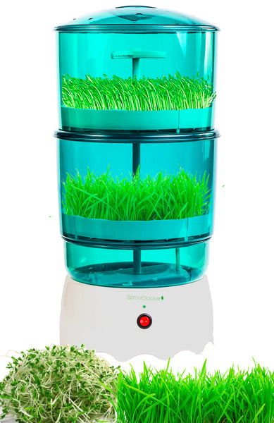 SproutStacker 2 Level Automatic Sprouter Machine by Bright Kitchen Automated Heated Seed Growing Sprouting Machine