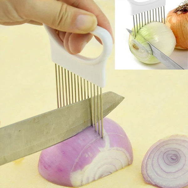 Tomato Slicer Holder Tool Cutting Guide Onion Potato Pepper Prep