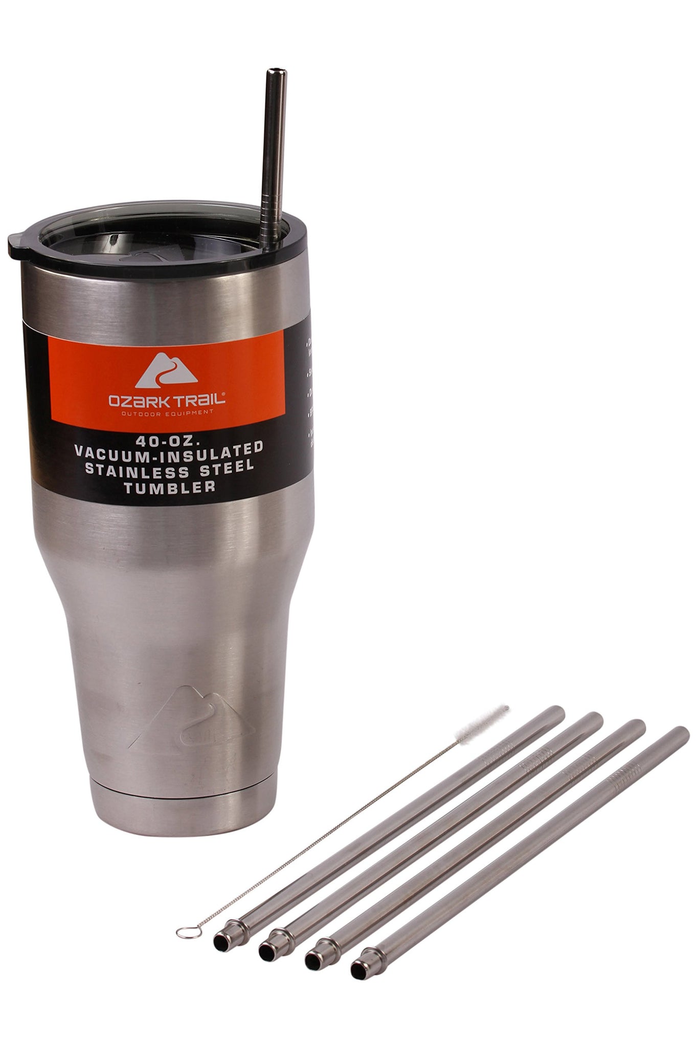 4 Bend Stainless Steel Straws Rocky Mountain 30 Ounce Double-Wall Tumbler Vacuum Cup - CocoStraw Brand Drinking Straw TV