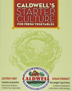Vegetable Starter Culture Six pouches 12g