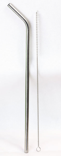 2 JUMBO 14" Stainless Steel Straws 100 oz HUGE SUPER LONG Drinking Wide Compatible With Whirley Insulated Travel Mug FOAM Truck Stop Cups