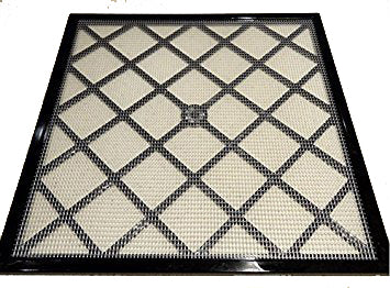 Excalibur 11" x 11" Polyscreen Mesh Tray Screen Inserts for 4 Tray Excalibur Dehydrators, 4 Pack