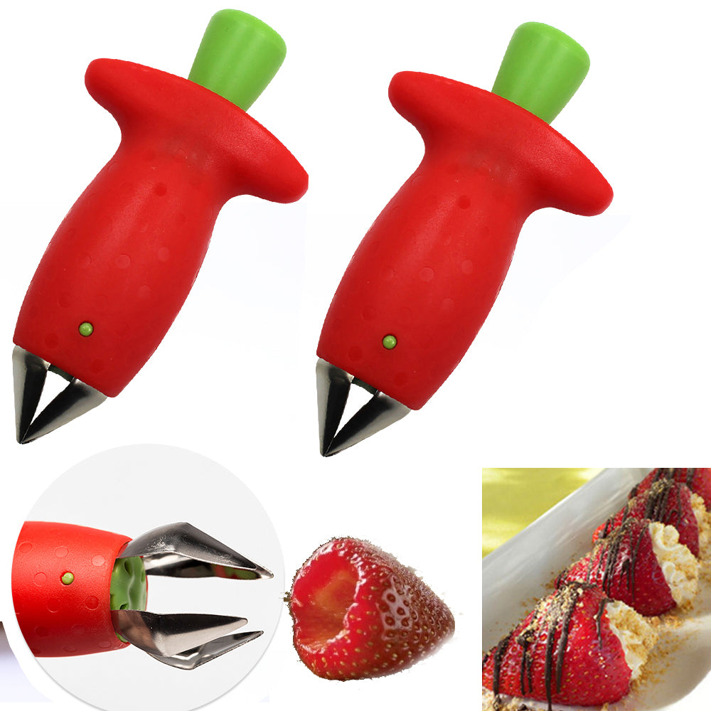 Strawberry Stem Removal Huller Slicer Tool Removing Tomato Persimmon Cherry