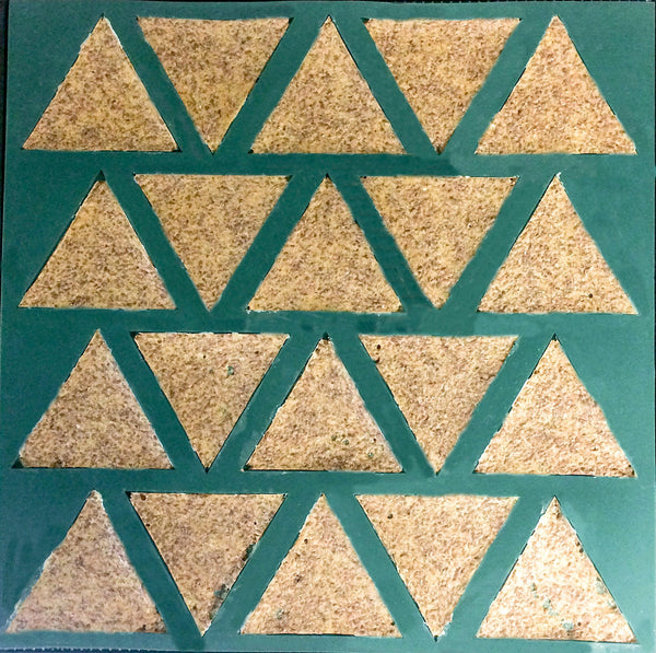 Set of 3 - Dehydrator Triangle Chip Mold Shape Silicone Sheet Mat for Excalibur Dehydrating 14" x 14" Raw Tortilla Cracker Cookie Drying Bright Kitchen Brand