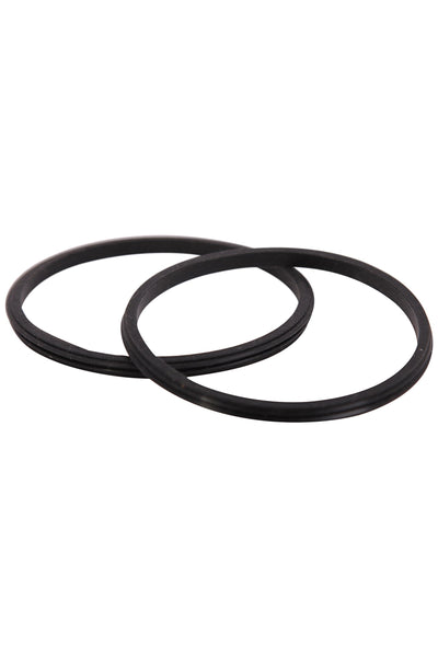 2 Pack Replacement Rubber Gasket Seal Ring 30 ounce oz Tumbler Vacuum Stainless Steel Cup Flex Spare O-Ring Top Lid CocoStraw Brand (2 Pack Gaskets 30oz + Handle)
