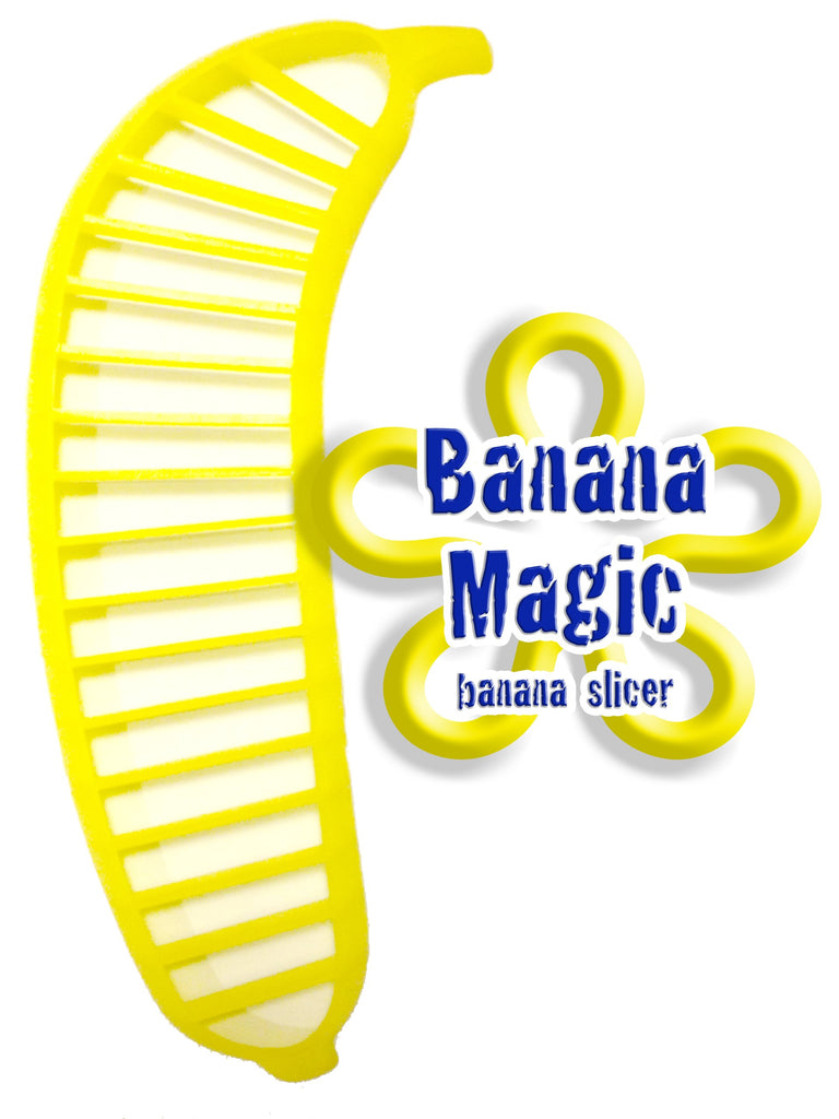 Banana Slicer Cutter * Banana Magic * Kitchen Tool - Handy Gadget inst –
