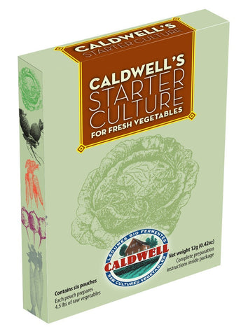 Caldwell's Starter Culture for Fresh Vegetables, (2 Pack)