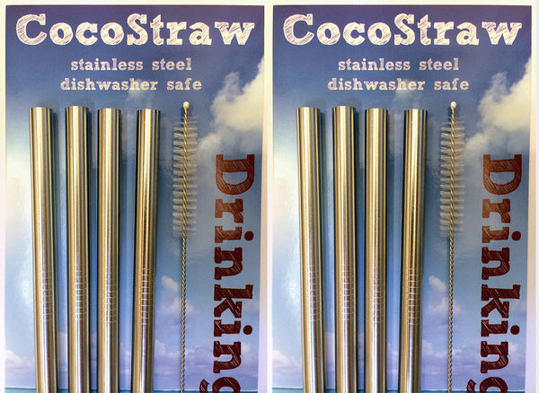 Stainless Steel Drinking Straw - STRAIGHT Style