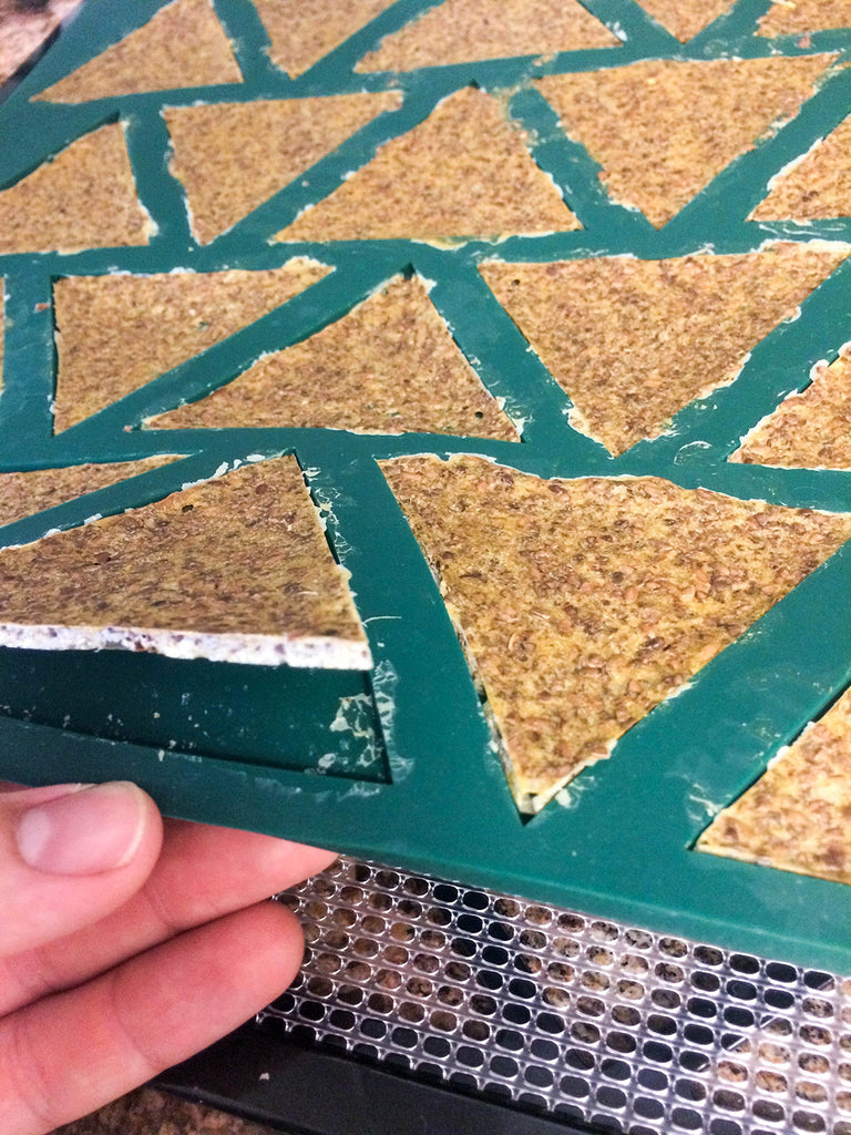 Triangle Chip Silicone Sheet Mold Compatible with Magic Mill Pro Compatible with BioChef Arizona Dehydrator Bright Kitchen Re-Usable Non-Stick Mat
