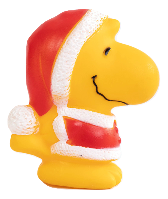 Snoopy Candy Cane Dog Toy Peanuts Christmas Vintage Collectable Squeak –