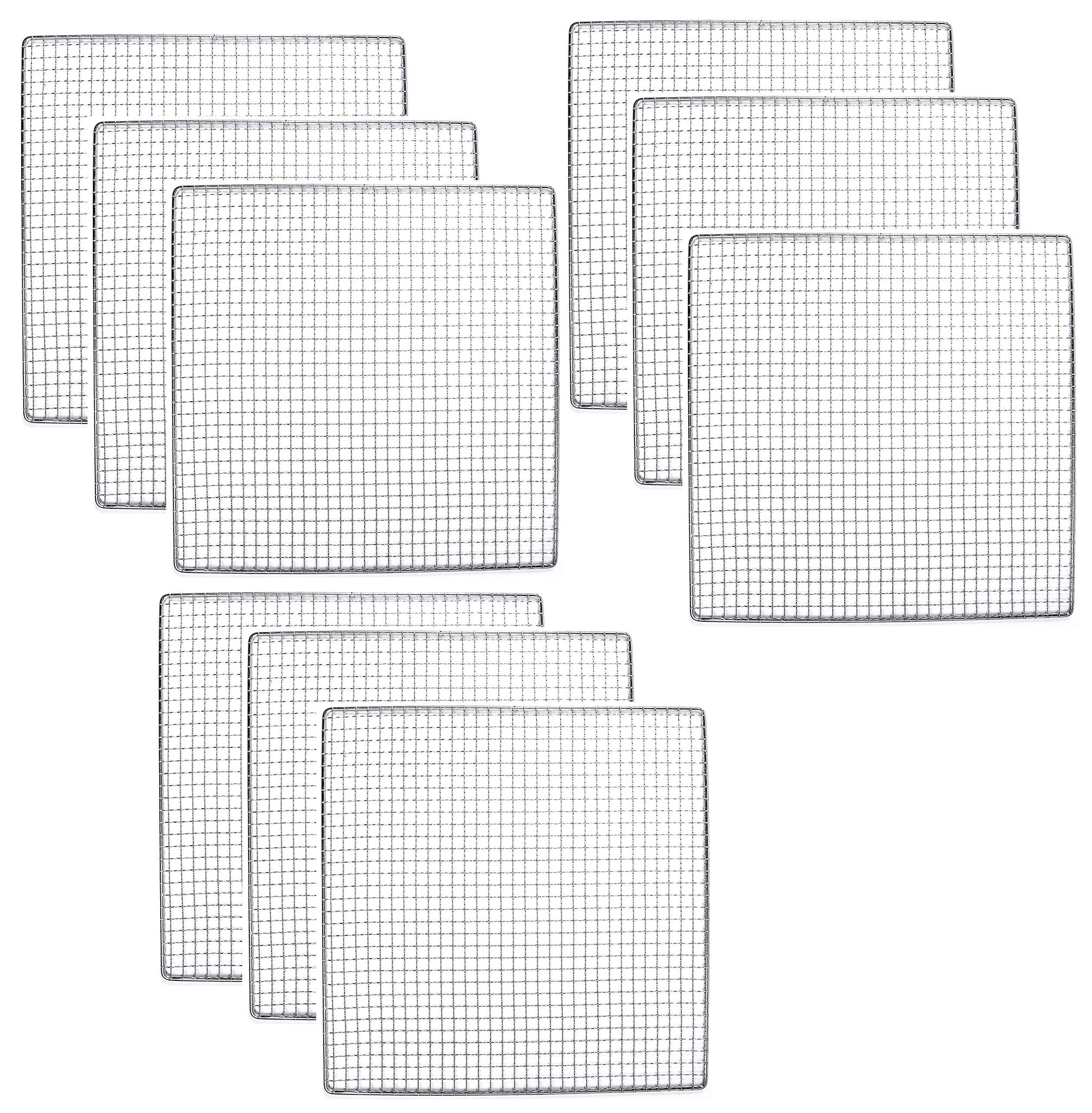 9 PACK - Excalibur Dehydrator Stainless Steel Tray Replacement UPGRADE Food Shelf Mesh (9)
