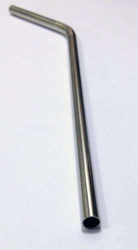 Reusable Straw - Stainless Steel Drinking - 1 metal straw + Cleaner - Eco Friendly, SAFE, NON-TOXIC non-plastic
