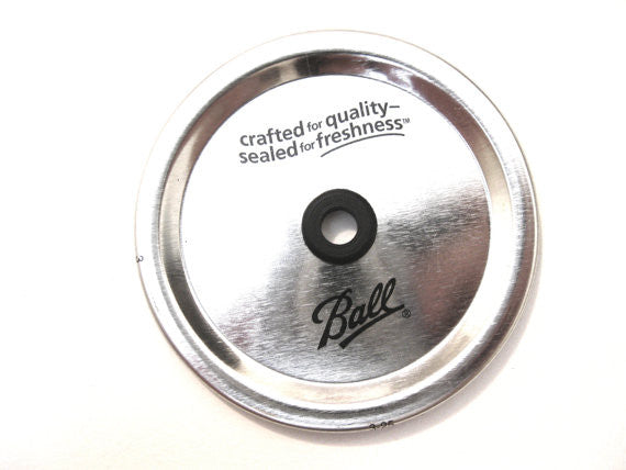 Metal 110mm Lid For One Gallon & 64oz Wide Mouth Glass Jars - Airtight