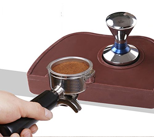 Espresso Tamping Mat Tamper Holder Dropped Edge Corner Silicone Non-Slip Barista