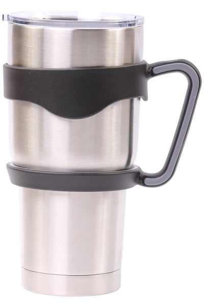4 Stainless Steel Straws + Lid + Handle - Bend Extra LONG fits 30 oz & 20 oz Yeti Tumbler Rambler Cups - CocoStraw Brand Drinking Straw (4 Straws + Straw Lid + Handle 30oz)
