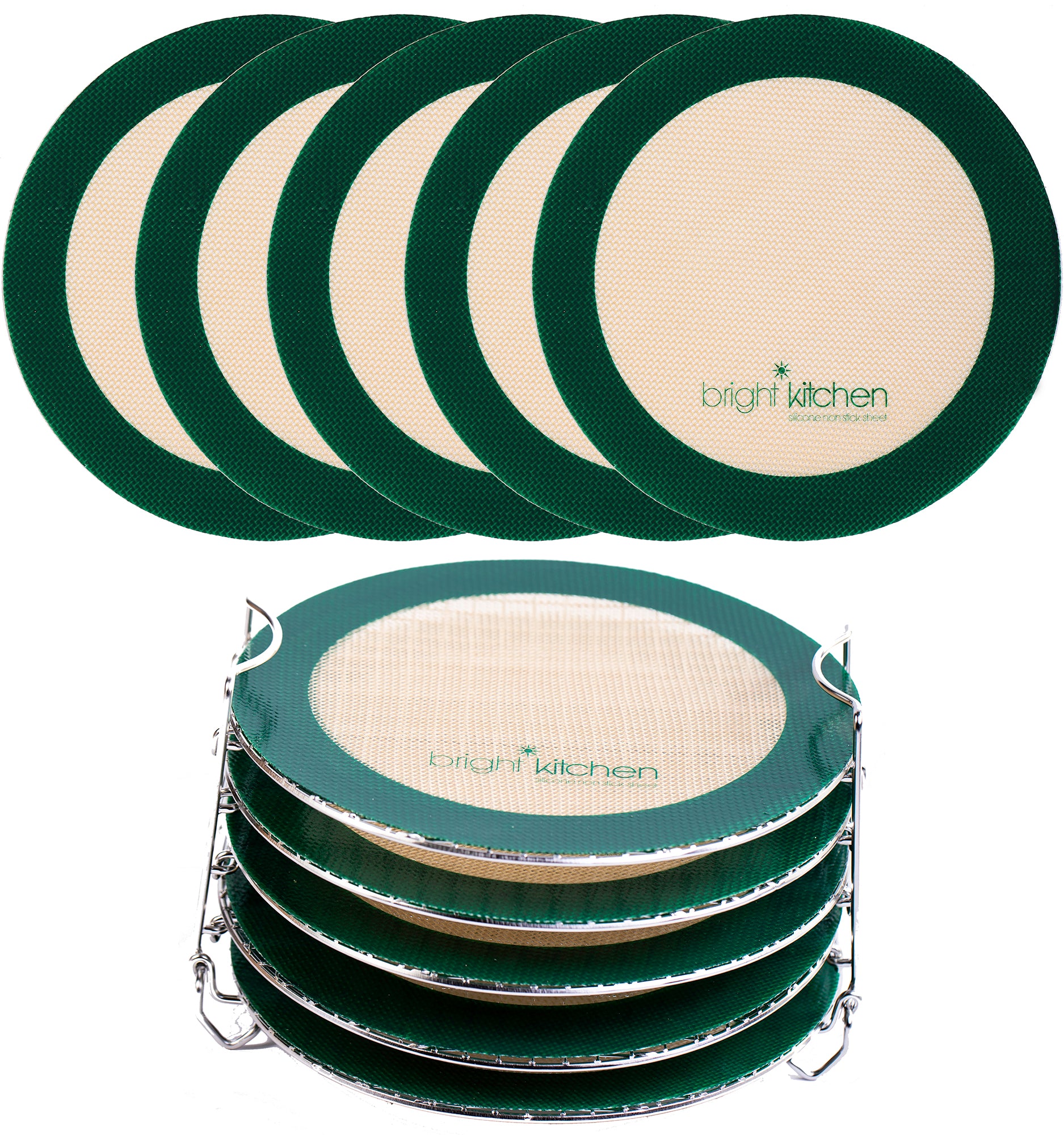 5-Pack Non-Stick Silicone Dehydrator Sheets For Samson 1010 | Sanson Brands SB1515